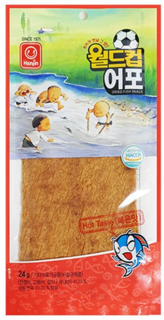 한진식품 월드컵어포 매운맛 24g 1봉, 1개