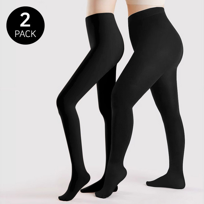 패션파트너 국산 빅사이즈 고탄력 롱다리 입체 힙 150D 팬티 스타킹 2P