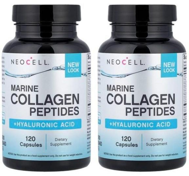 네오셀 Neocell 마린 콜라겐 콜라겐/히알루론산, 120정, 2개