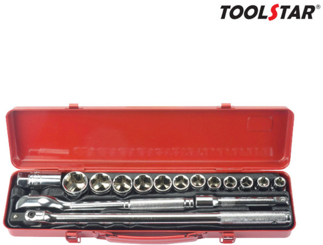 툴스타 소켓렌치세트 육각볼트 1/2 MM타입 TS-SWS-17P 1세트, 1개