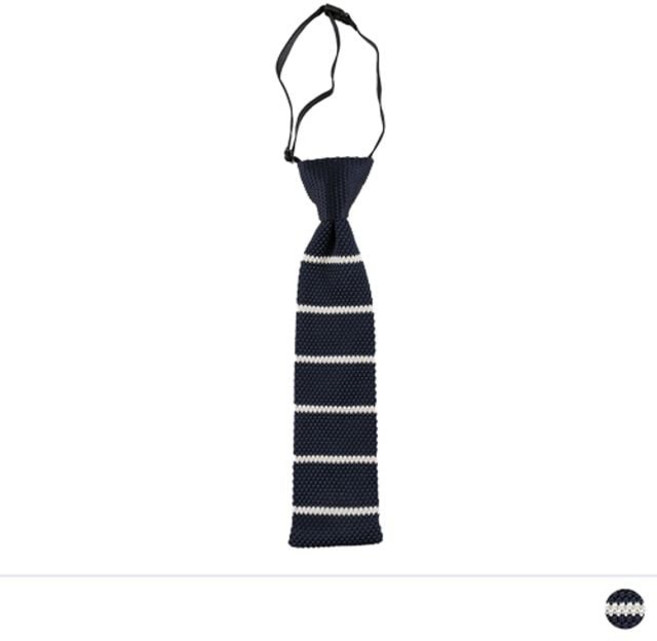 유아넥타이 니트단가라 유아 아동 어린이 일자 넥타이