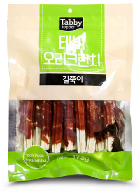 테비 치킨/오리크런치(4종) [링링츄1개증정] 175g_종류선택, 1개, 175g, 오리크런치(길쭉이)