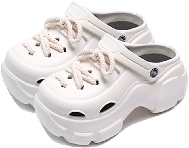 에어리슈 통굽 키높이 EVA 실내화 샌들 운동화 끈 증정 사무실 신발 초경량 슬리퍼