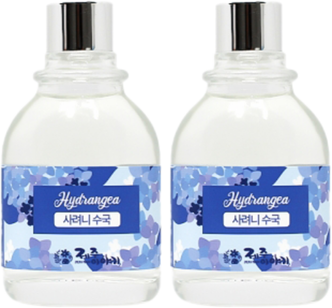 제주이야기 사라오름 디퓨저 집들이 선물 45ml, 사려니수국향, 2개