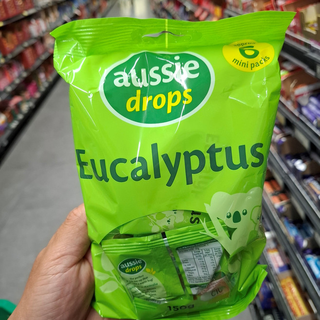 호주 오지 유칼립투스 사탕 Aussie Eucalyptus Drops, 150g, 3개