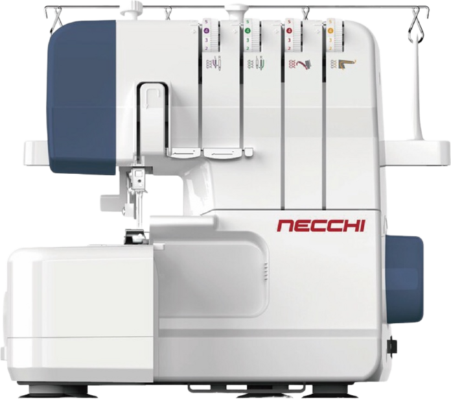 NECCHI 專業級縫紉拷克機, 白色, NL11C 萬用拷克機