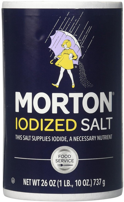 Morton 몰튼 요오드 솔트 식탁용 소금 737g 2개