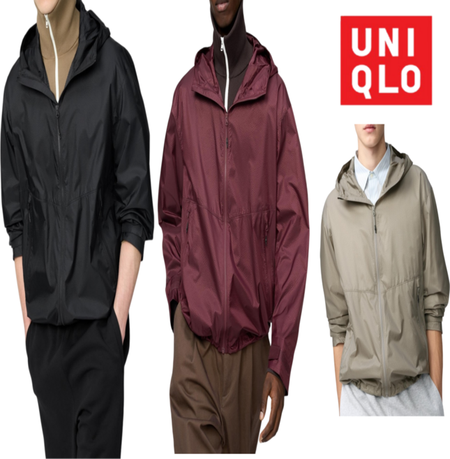 [매장정품] 유니클로 라이트 웨이트 파카 초경량 간절기 가벼운 바람막이 아우터