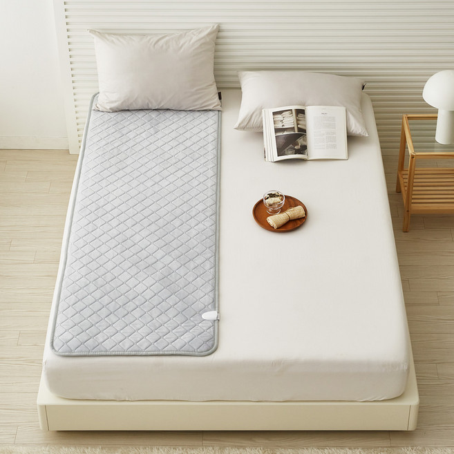 [26년형 두께UP] 한일좋은자리 전자파안심 프리미엄 양면극세사 카본 탄소 소파 전기요매트, 미니싱글(70X190cm), 차콜그레이