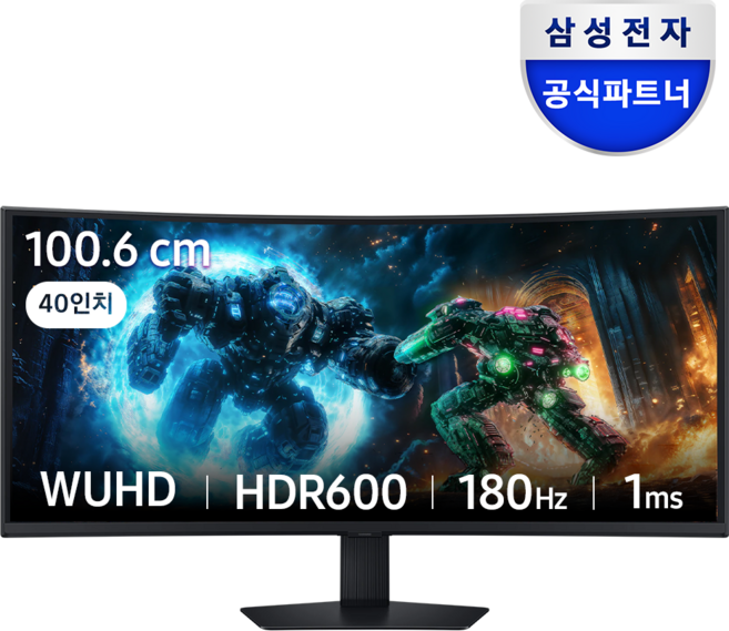 2025 삼성 오디세이 G7 G75F 40인치 LS40FG750 180Hz 게이밍 모니터, LS40FG750EKXKR, 100.6cm