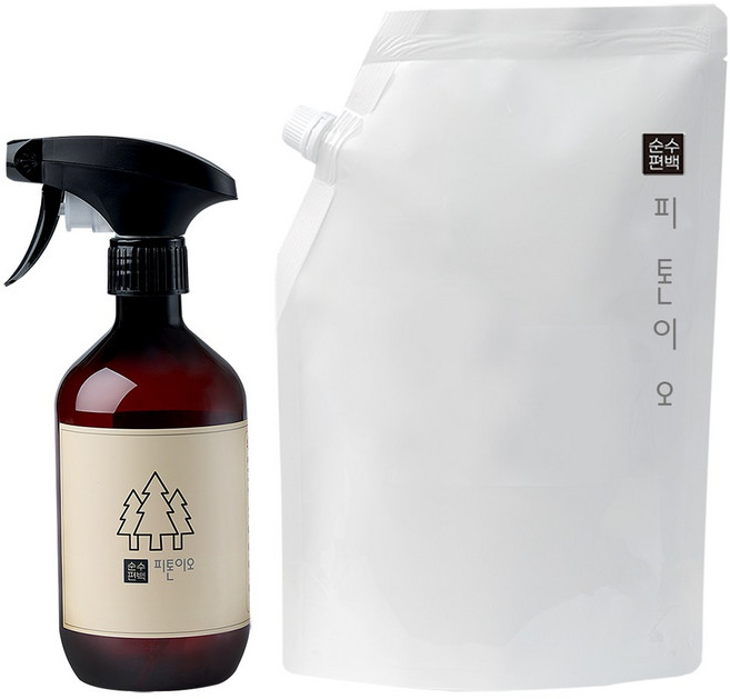 피톤이오 피톤치드 편백수 원액 스프레이 + 공병, 1개, 2L