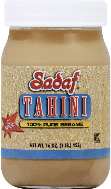 사다프 타히니 인 병 Sadaf Sesame Tahini Paste - 100% Pure Sesame Paste from ground sesame seeds - Tahini pas, 1개