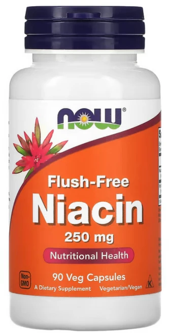 나우 푸드 플러쉬-프리 나이아신 250 mg 90 베지캡슐, 90정, 1개 - 쿠팡
