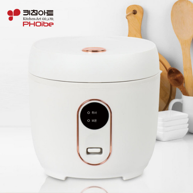 키친아트 포이베 자동보온 전기밥솥 2~3인용, KA-JS0810KP
