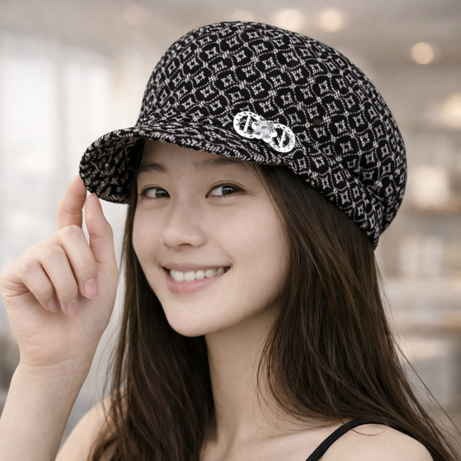 SODAM 시나리 캡모자 중년여성모자 봄 여름 가을 여성모자