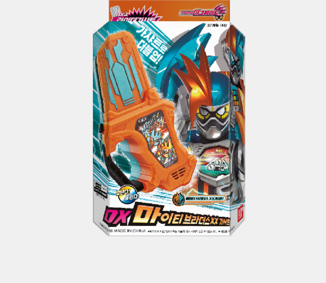 반다이 가면라이더 이그제이드 DX 마이티 브라더스XX 가샤트 역할놀이소품, 혼합색상, 1개