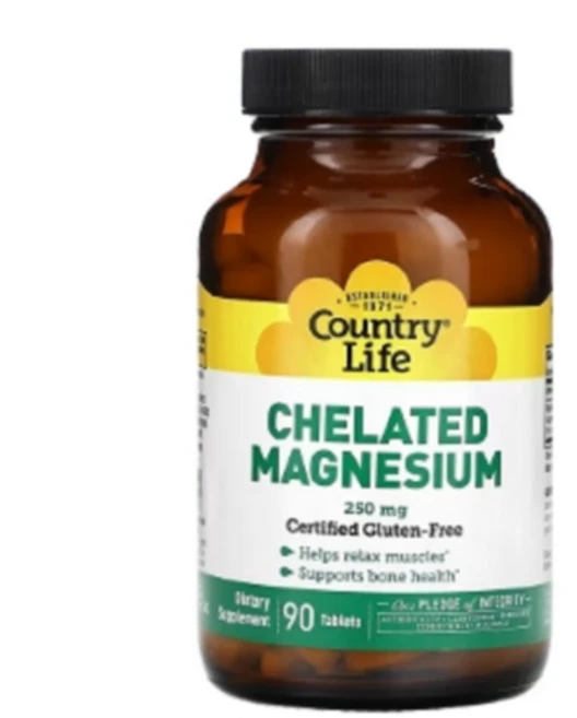 컨트리라이프 킬레이트화 마그네슘 250mg 90정, 240개 - 쿠팡