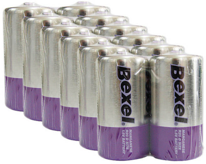 벡셀 망간 D형 건전지, 12개입, 1개