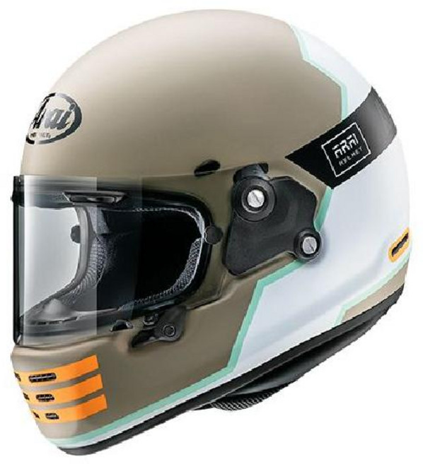 아라이 Arai 라피드 네오 오버랜드 베이지 카키 풀페이스 오토바이 헬멧, 베이지 K