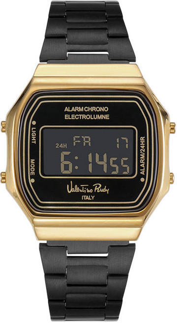 발렌티노루디 VR6575B-GDBK 디지털 전자시계 남여 공용시계