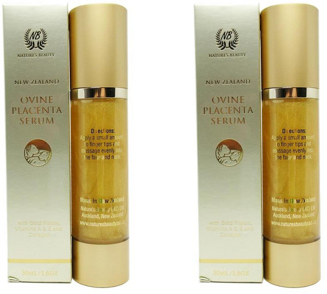 Nature's Beauty 네이쳐스뷰티 뉴질랜드 Ovine 양태반 골드 세럼 50ml 2팩