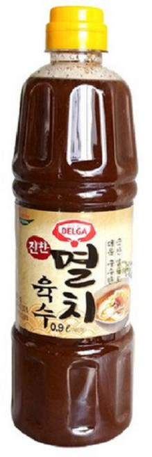 롯데푸드 델가 진한 멸치육수 0.9L 12개 제품, 900ml