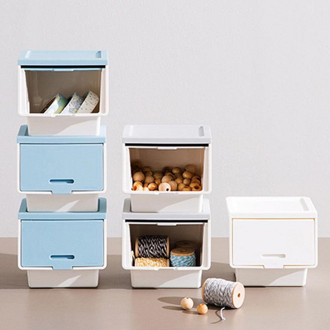 데스크테리어 오거나이저 수납 소품 정리 문구 서랍 책상 정리함 통 케이스수납 미니 상자, 색상, 상품선택, 1개