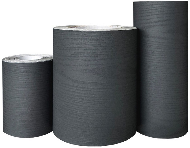 퀸하우징 두꺼운 국산 인테리어필름 몰딩시트지, DPS077 우드 다크 그레이, 15cm