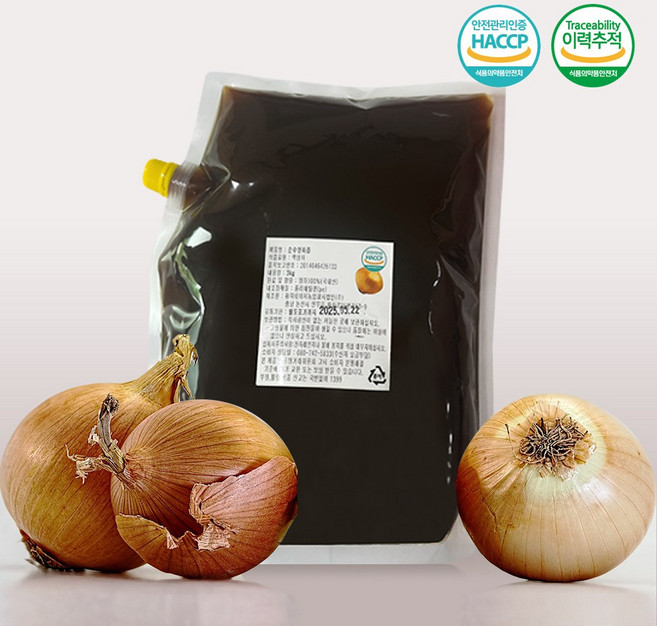 황지네이처 맛있는 국내산 순수 양파즙 3kg 마시는 대용량 가정용 업소용 공장용 염지 잡내제거, 1개