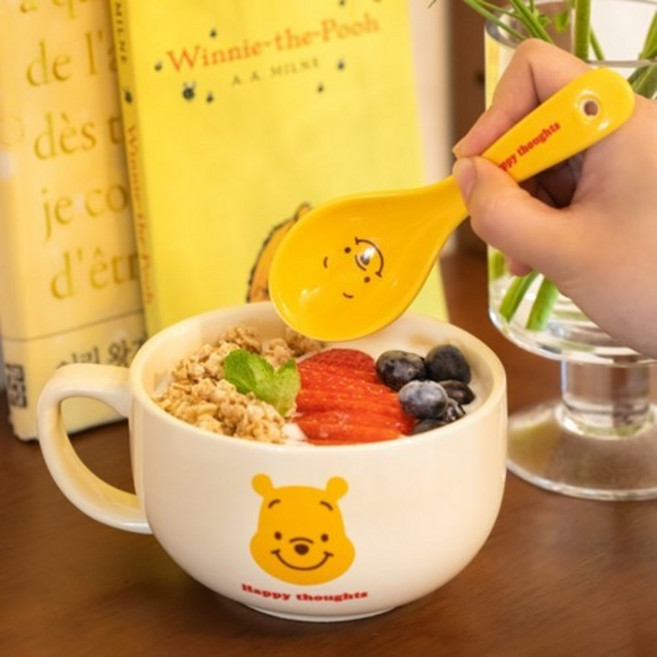 [텐바이텐] 위니 더 푸 시리얼볼 세트(스푼/시리얼볼), 1세트