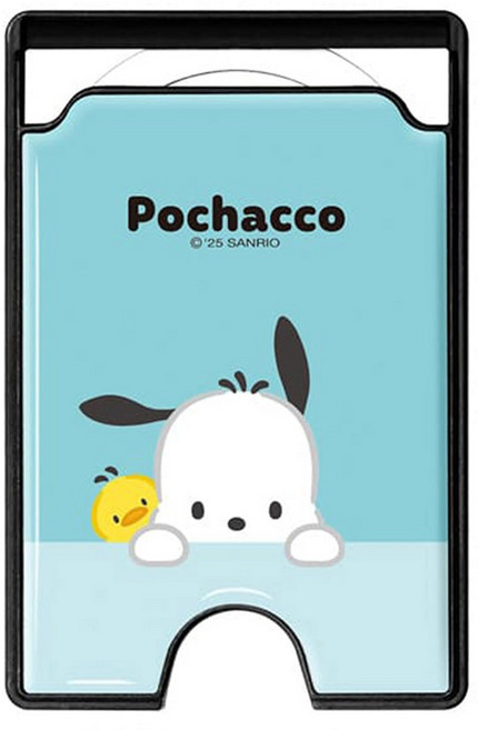 산리오 휴대폰 카드지갑 맥세이프 빼꼼 포차코, 1개, 상세페이지 참조