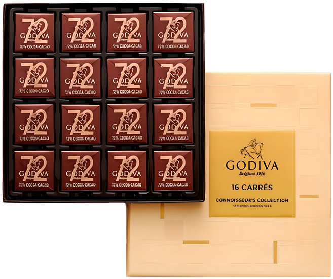 고디바 까레 어쏘트먼트 컬렉션 다크 72% 16p, 83g, 1개