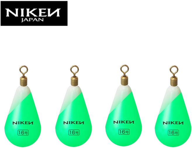 니켄 물방울 야광봉돌 국산 쭈꾸미 갑오징어 선상 워킹 문어 갈치 회전고리 도래추 친환경