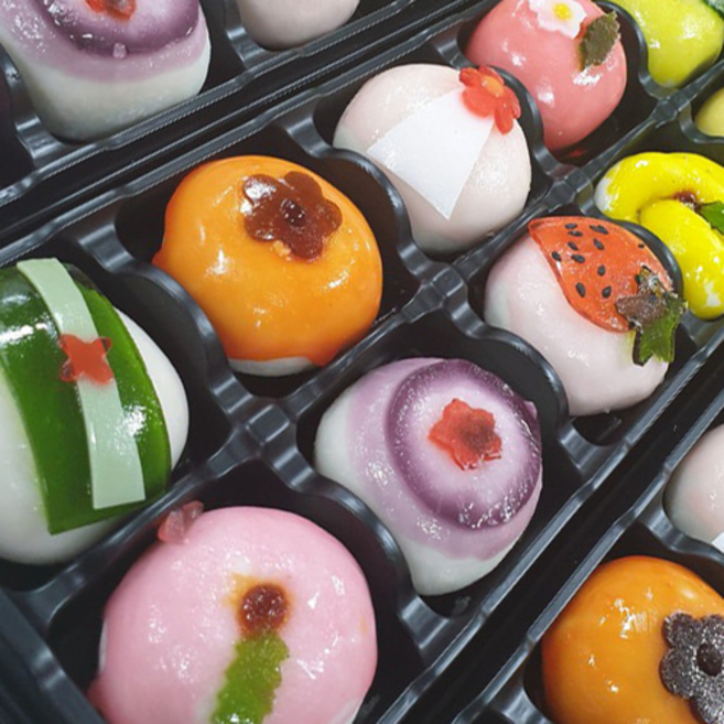 20년 전통 수제 화과자 만쥬 만주 선물세트 황금보자기 명절 선물, 화과자 선물세트, 55g, 20개