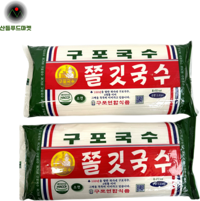 오리지널 쫄깃 구포국수 소면 1.4kg, 6개