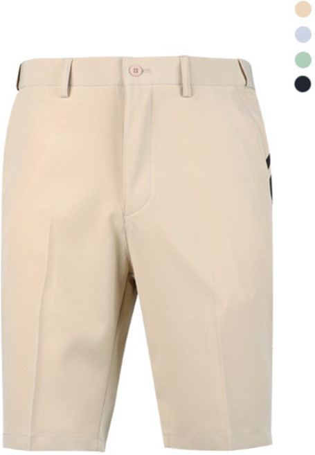 럭스골프 남성용 히든밴드 스판 골프 반바지 AM4M504