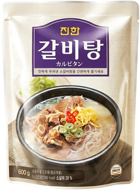 진한 갈비탕 600g, 10개
