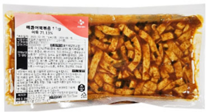 CJ프레시웨이 매콤어묵볶음, 2개, 1kg