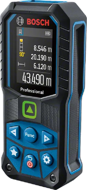보쉬 레이저 거리측정기 레이저줄자 경사 각도 측정 GLM 50-23 G, 1개