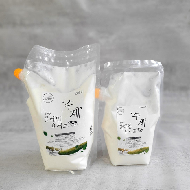 요거몰 수제 무가당 플레인 요거트 2000ml + 요거트 1000ml 세트 상품, 1개, 1박스, 3L