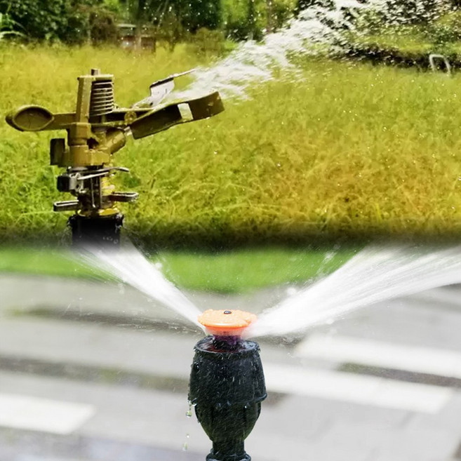 21세기트랜드 스윙수 360도 자동 회전 강력 분사 스프링클러, 양방향형