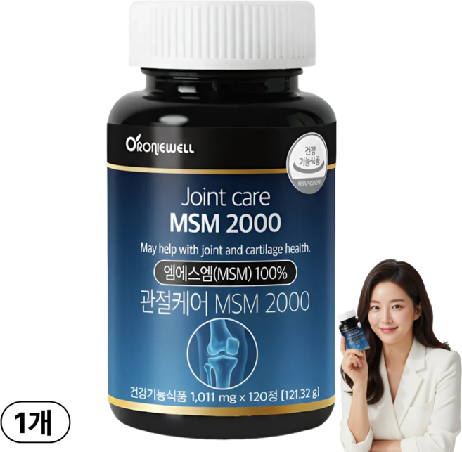 소문난라온 관절엔 아나파랙틴 천심련 증정(12개이상 구매시) 관절 연골엔 엠에스엠 msm, 1개, 120정