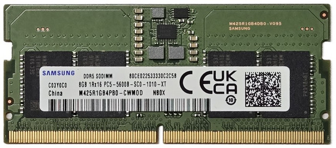 삼성전자 8GB DDR5 PC5-44800 5600MHz 노트북용 메모리 25년 1주차 이후 은박지 포장