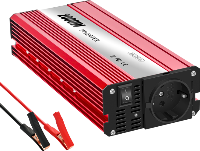 KALIOFUN LCD 디스플레이 인버터 220V 60Hz KC 인증 캠핑 차박 비상전원 추천, 2000W-24V-220V, 1개