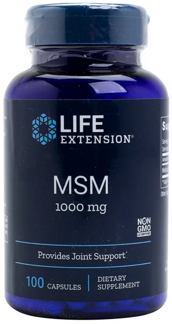라이프익스텐션 MSM 1000mg 캡슐, 100정, 1개 - 쿠팡