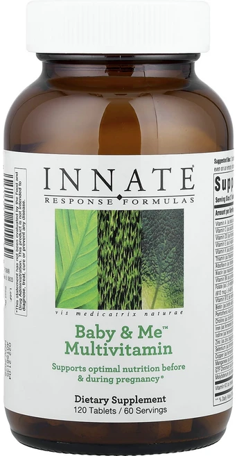 Innate Response Formulas Baby & Me 종합비타민 120정, InnateResponseFormulasBabyMe종합, 1개 - 쿠팡