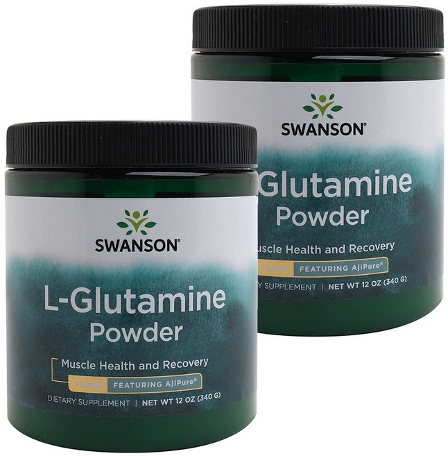 SWANSON 斯旺森 L-谷氨酰胺粉, 2個, 340g