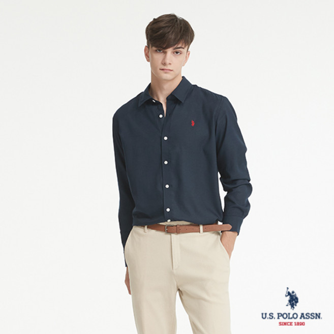 [U.S. POLO ASSN.] 코튼 클래식 셔츠 남성 MP23-SH914