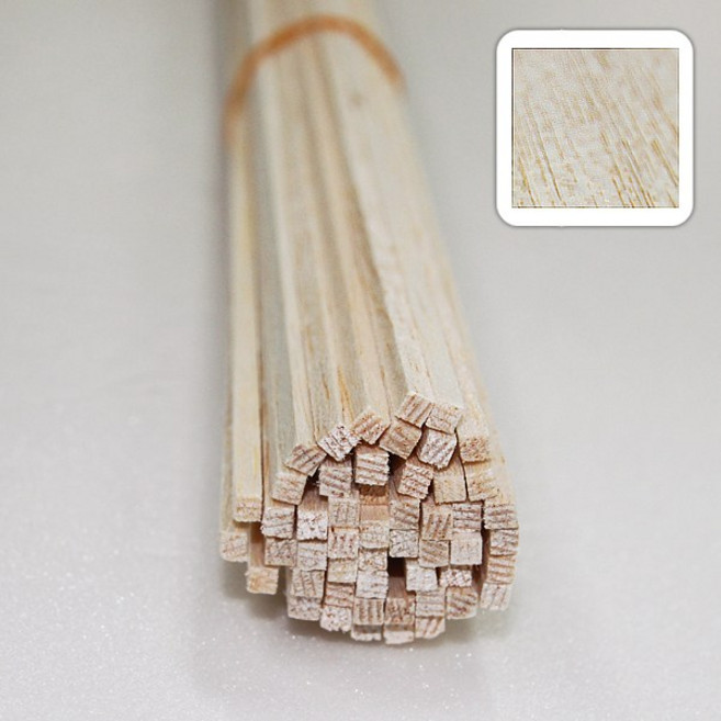 KAWAI-발사각재 BALSA STRIPS3X3X900(50개)