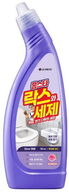 홈스타 락스와세제 후로랄파인, 750ml, 16개